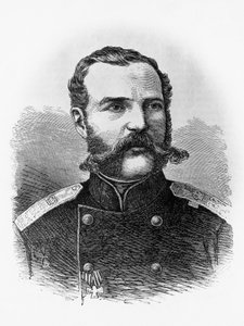 Porträtt av Alexander II Romanov (1818-1881), tsar av Ryssland från 1855, gravyr av Unbekannt Unbekannt