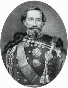 Porträtt av Alfonso Ferrero della Marmora (1804-1878), italiensk general och politiker, gravyr av Unbekannt Unbekannt