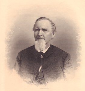 Porträtt av den amerikanske metodistprästen John L Smith, gravyr av FE Jones, cirka 1870 av Unbekannt Unbekannt