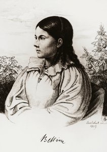 Porträtt av Bettina Brentano von Arnim (1785-1859) av Unbekannt Unbekannt