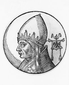 Porträtt av Gregorius IX (Ugolino dei Conti di Segni, ca 1170-1241) av Unbekannt Unbekannt