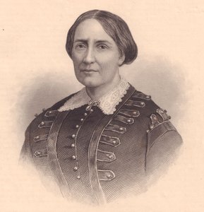 Porträtt av Teresa Christina av Bourbon-Två Sicilien, kejsarinna av Brasilien (1822-1889), gravyr av William Wellstood (1819-1900), cirka 1870 av Unbekannt Unbekannt