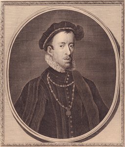 Porträtt av Thomas Howard, 4:e hertigen av Norfolk (1536-1572), kopparstick av John Goldar (1729-1795) av Unbekannt Unbekannt