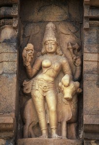 Relief Deficient Parvathi, Brihadeeswara Temple, Gangaikonda Cholapuram, Tamil Nadu, Indien av Unbekannt Unbekannt
