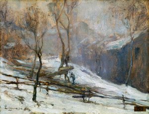 Snö (avtryck) av Lidio Ajmone