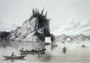 Expedition Crossing Lake Prosperous, 30 maj av Lieutenant (after) Hood