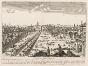 Forum Romanum från Prospekt, 1666
