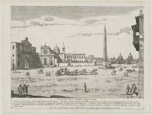 Prospekt för platserna i Roms stad Insign[ium], 1666.