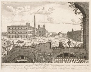S. Giovanni in Laterano från "View of the Places of the City of Rome Insign[ium]"