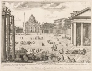 St. Peterskyrkan från "View of the Landmarks of the City of Rome"