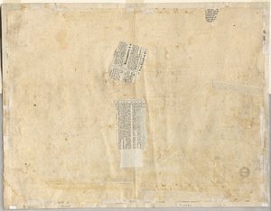 Spårning av en fontän från Recto och Sketches of Two Faces verso, 1665.