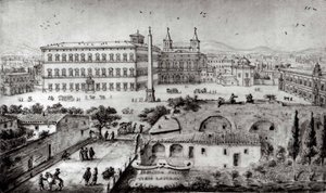 Utsikt över Lateranen, Rom, 1672-73.
