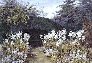 Påskliljor i trädgården av Lilian Stannard