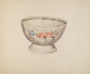 Skål, c. 1937. av Lillian Causey