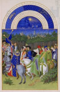 maj (Tidsbok för hertigen av Berry). 1412-16