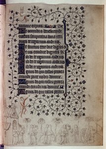 Litania från en timbok: en stor procession i Rom mot pesten av Limbourg Brothers