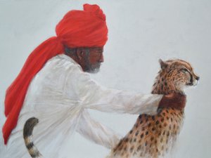 Cheetah i schack av Lincoln Seligman