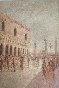 Doges Palace Venedig 2 av Lincoln Seligman