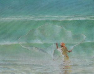 Lone Fisherman 2019 av Lincoln Seligman
