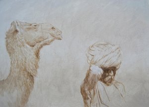 Rabari ledande kamel av Lincoln Seligman