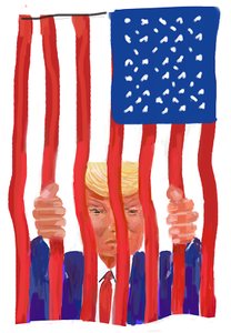 Trump, 2022 (digitalt tryck) av Lincoln Seligman