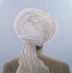 Vit turban