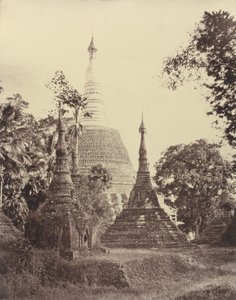 Rangoon: Nära utsikt över Shwe Dagon-pagoden