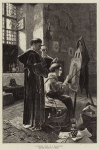 En privat utsikt i ett kloster av Lionel Charles Henley