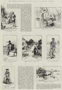 Vinterutställningen av Society of British Artists av Lionel Charles Henley