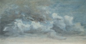 Cloud Study, ca 1849-55 (olja på papper ombord)