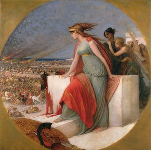 Battle Scene, ca 1890 (olja på duk)