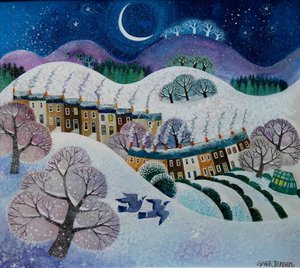 Snöfall, 2019 av Lisa Graa Jensen