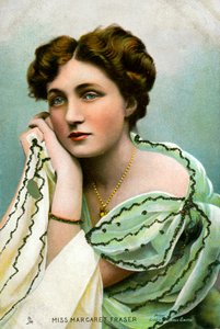 Margaret Fraser, skådespelerska, 1906.