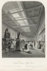 Elgin Room på British Museum av Llewellyn Jewitt