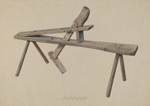 Träsniderarens bänk, 1938.