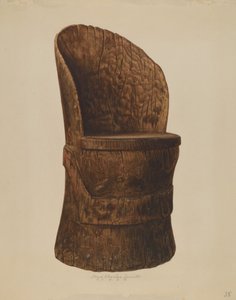Trästol, 1938.