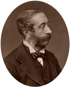 Earl of Carnarvon, president för Society of Antiquaries, 1880. av Lock and Whitfield