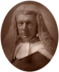 Hon Sir Joseph William Chitty, domare vid High Court of Justice, 1883. av Lock and Whitfield