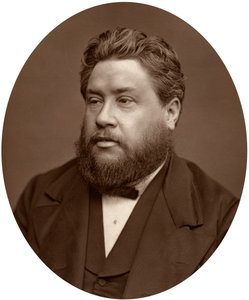 Pastor Charles Haddon Spurgeon, pastor i Metropolitan Tabernacle, 1880. av Lock and Whitfield