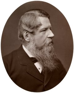 Höger Hon Sir Stafford Henry Northcote, Bart, MP, finansminister, 1877. av Lock and Whitfield