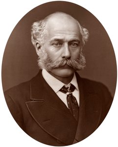 Sir Joseph Bazalgette, CB, brittisk civilingenjör, 1877. av Lock and Whitfield