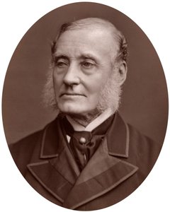 Sir Rutherford Alcock, brittisk diplomat och president för Royal Geographical Society, 1877. av Lock and Whitfield