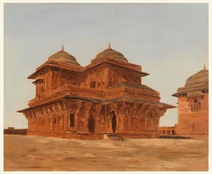 Fatehpur Sikri, Birbals palats, Indien