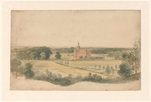 Moyland Castle nära Kleve av Lodewijk Johannes Kleijn