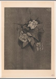 Blomsterarrangemang med rosor Les Roses (originaltitel) av Lodewijk Schelfhout (signed by artist)