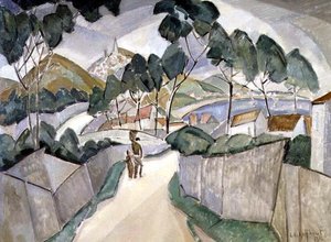 Landskap nära Villeneuve-les-Avignon