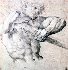 Studie av en figur, c1575-1619 av Lodovico Carracci