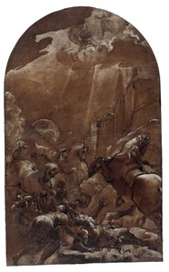 Sankt Paulus omvändelse av Lodovico Carracci