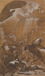 Sankt Paulus omvändelse, ca. 1587-89.