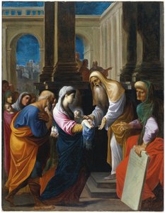 Presentationen i templet av Lodovico Carracci